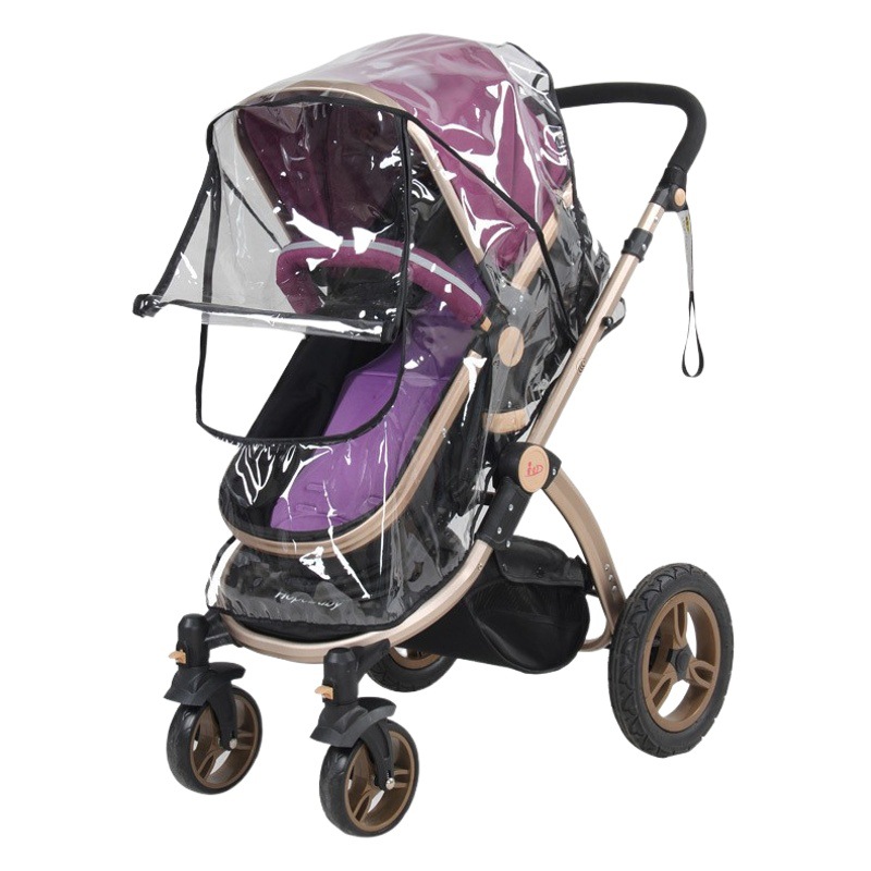 Amazon Cross-Border Stroller Rain Cover, Universal for Baby Strollers, Wind Shield, Anti-Splash, Rain Cover