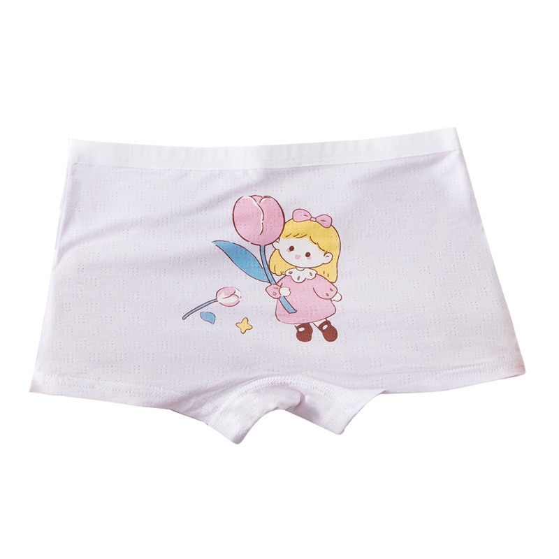 Pantalones infantis frías de verano delgadas transpirables de hielo mallas de ángulo plano pantalones cortos de cuatro ángulos para niños y niñas