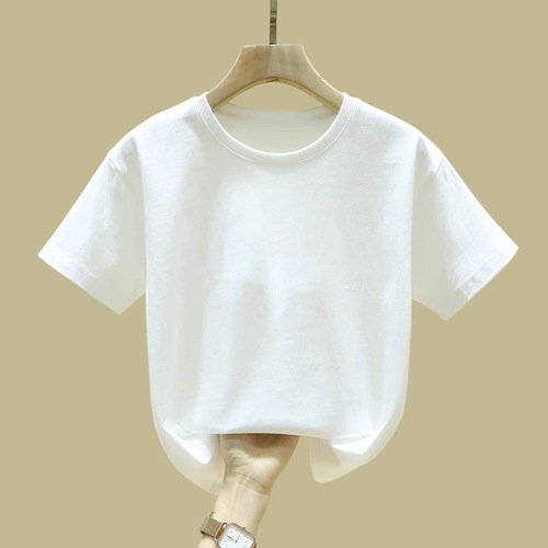 100% Cotton Boys' Short Sleeve T-Shirt Summer Clothing Girls' Baby Kids' Clothing Stylish Half Sleeve Medium and Large Kids' T-Shirt Trendy