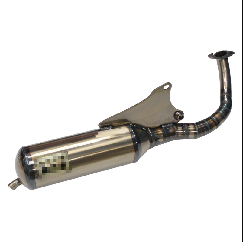 Adequado para Yamaha JOG2 JOG90JOG50JOG 2T EX Poche silenciador de tubo de escape modificado V8