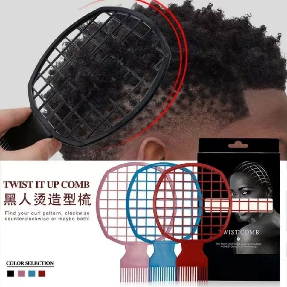 Peine giratorio negro (color aleatorio)