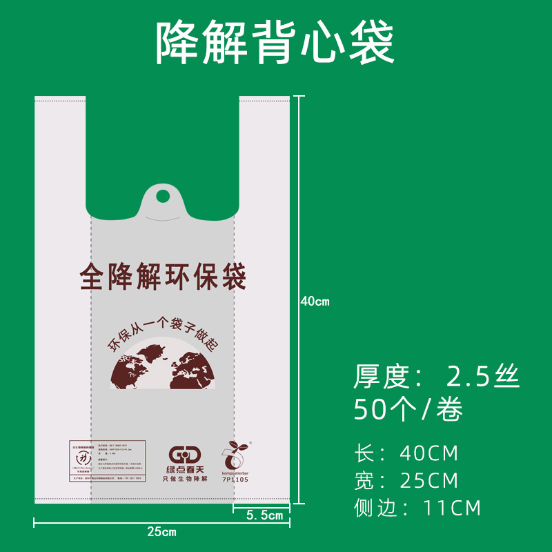 现货全降解SKU中