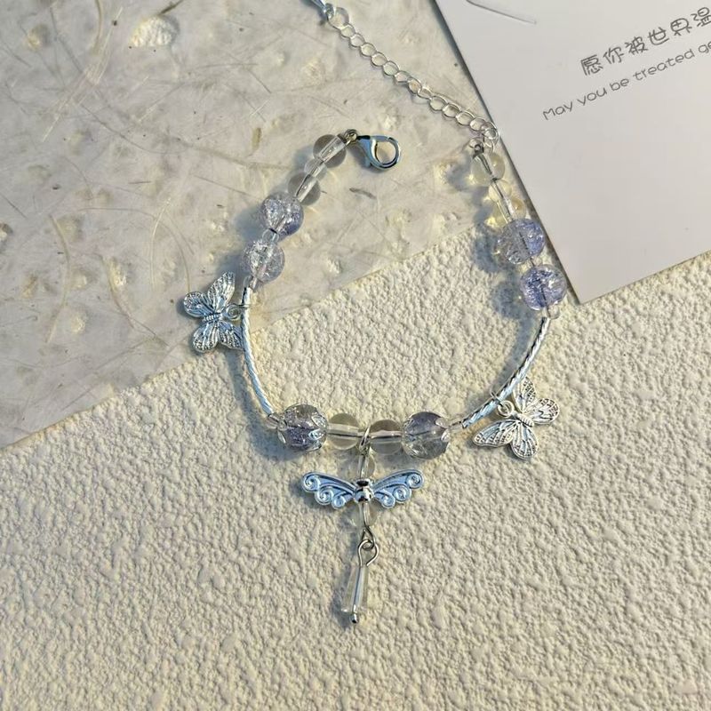 新款碎花星星琉璃手链女ins小众设计森系仙女甜美闺蜜彩珠手串女|undefined