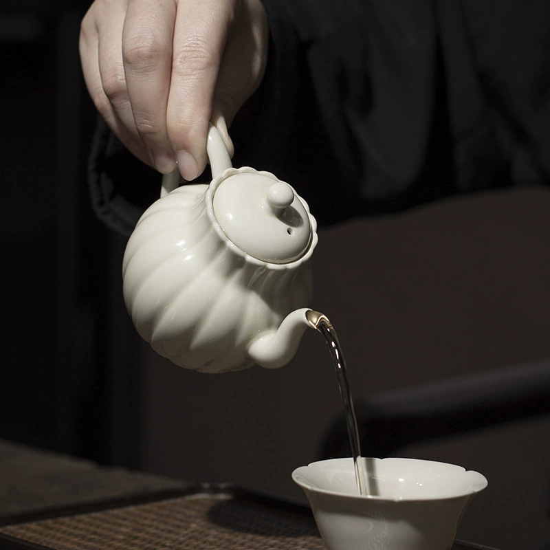 Teapot, tea set, grabber, filter, anti-scald