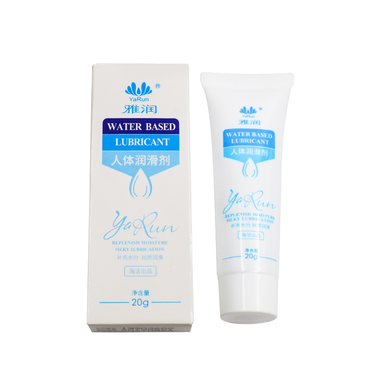 20g lubricante para el cuerpo humano, pareja, artículos sexuales para adultos, hombres y mujeres al por mayor.