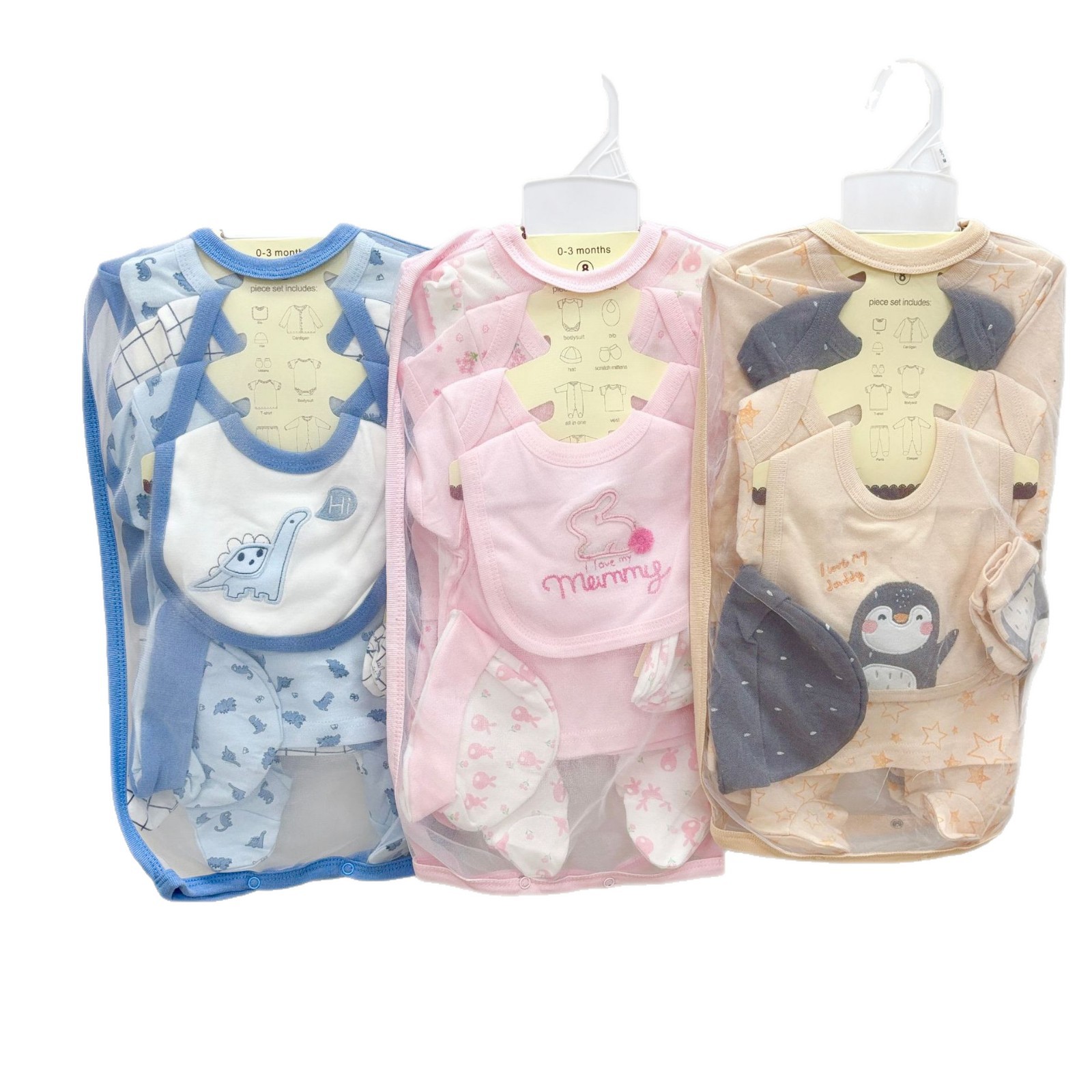 Nuevo conjunto de caja de regalo para recién nacidos 8 piezas conjunto de ropa de escalada chaqueta de ropa de escalada con un bacal guantes conjunto de accesorios image 6