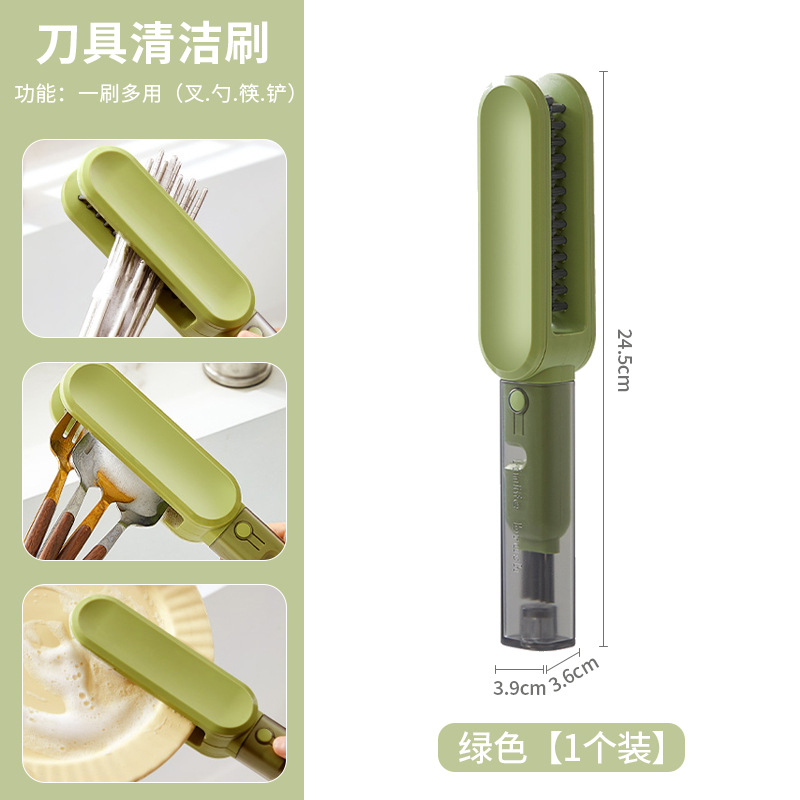 Herramientas de cuchillo cepillo de limpieza cuchillo de cocina cuchillo de frutas limpiador de carne limpiador cepillo de grietas afilador cepillo de limpieza al por mayor