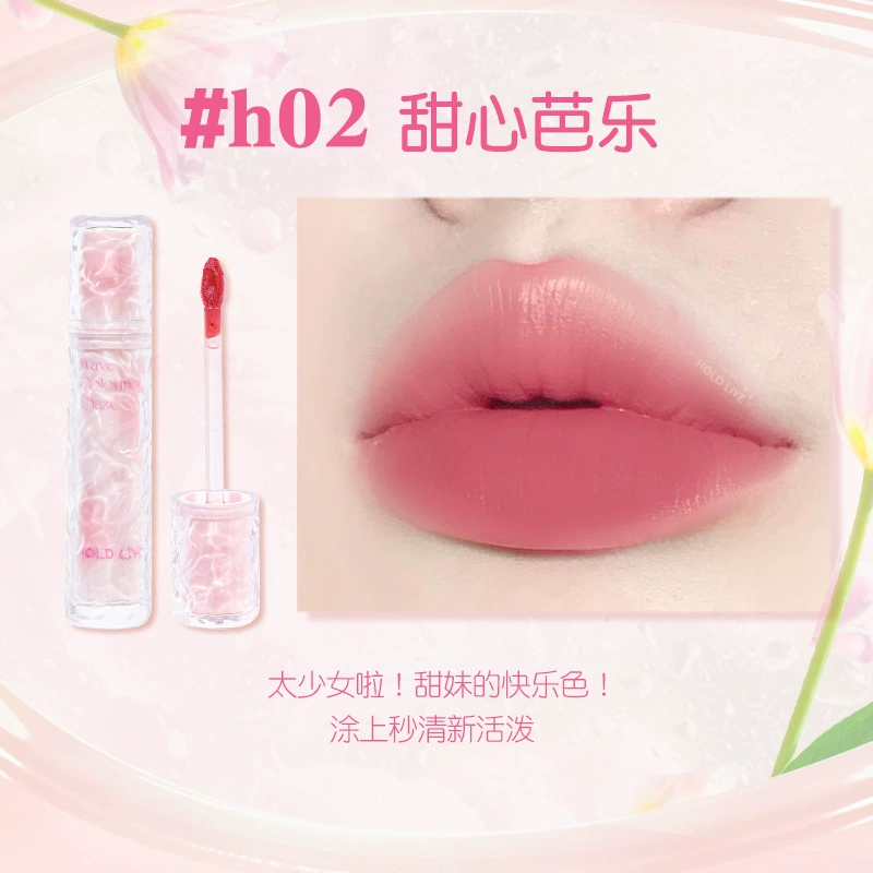Lip Mud HOLD LIVE HL658, матовая бархатная жидкая помада, лёгкое стойкое тонирование