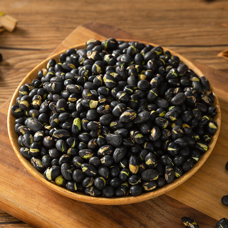 Crispy cooked black beans 500g canned ready-to-eat dry goods salt-fried black beans casual pregnancy chickpea snacks wholesale