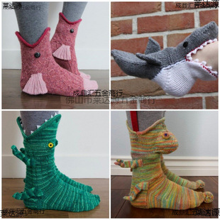 ᘿ��{�~�m���~�m�~�m�ذ��mKnit Crocodile Socks�羳�}�Q