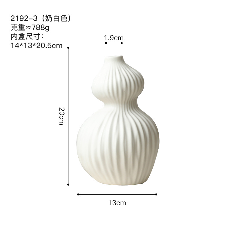 Morandi moderno vasos de cerámica estriados decoración de estudio sala de estar flor geométrica decoración de sala de alojamiento modelo