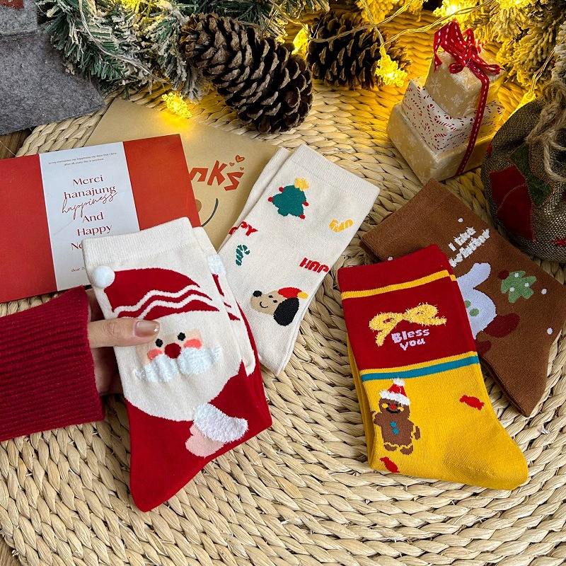 Рождественские чулки дети осенние и зимние мультфильмы рождественские подарочные коробки