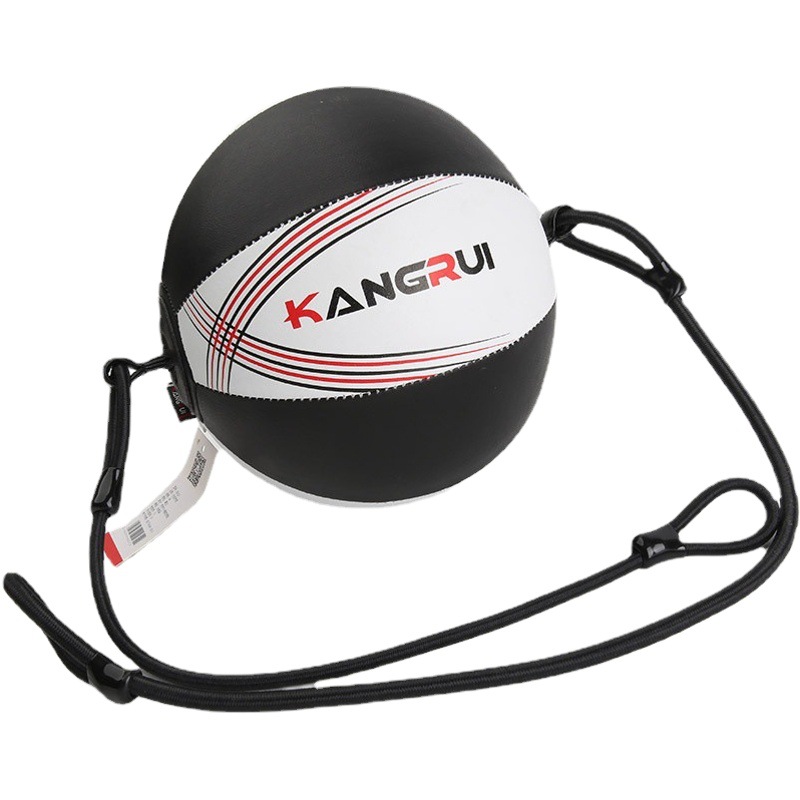 Bola DE VELOCIDAD DE BOXEO transfronteriza Bola de reacción de entrenamiento Bola de boxeo elástica Bola de ventilación fábrica Kangrui entrega de una pieza
