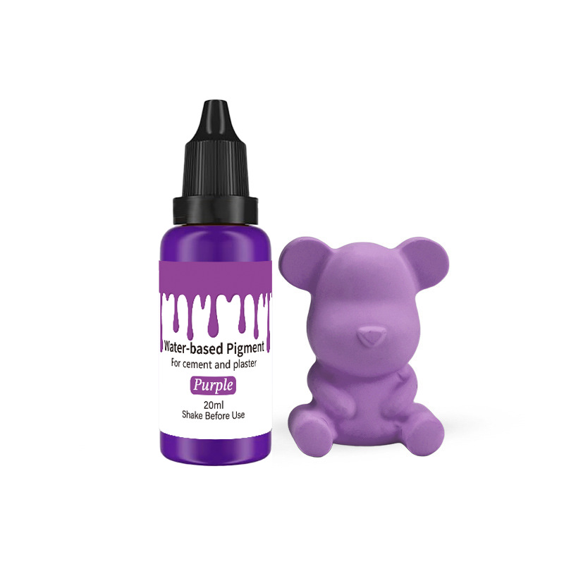 20ml double concentration gypsum colorant has excellent coloring effect and is used for gypsum cemen