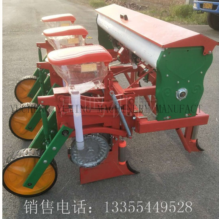 农用免耕悬浮六连杆玉米播种机 苞米大豆种植机 播种施肥一体机