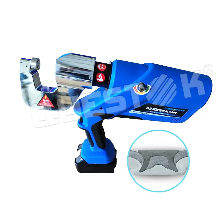 电梯轿厢电动铆接铆接机铆钉机无铆连接工具压铆机液压钳锂电升级