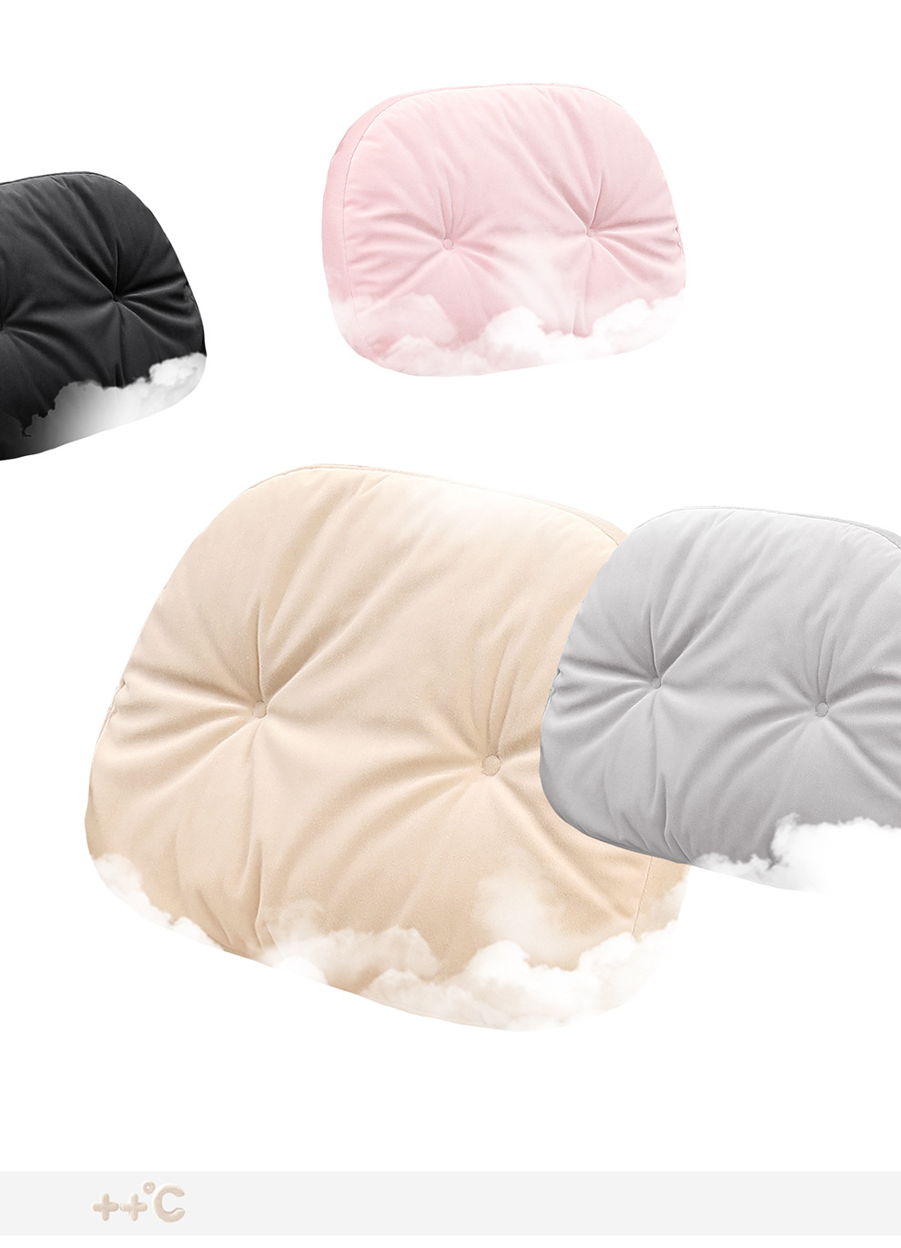 Car Seat Cushion Winter Plush Fabric Seat Pad Car Seat Mat Interior Accessories High-End Decorative Seat Cover Warm and Simple