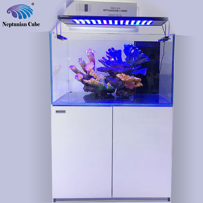 Hairi Rubik's Ace K series Sea Water Super White Professional Aquarius Sea Water Fish Tank Coral Bottom Filial Tank Full Set