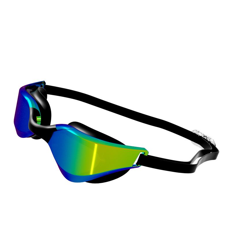 HD étanche anti-buée adulte modèle de formation course lunettes de natation professionnel confortable placage lunettes de natation_voghion.com