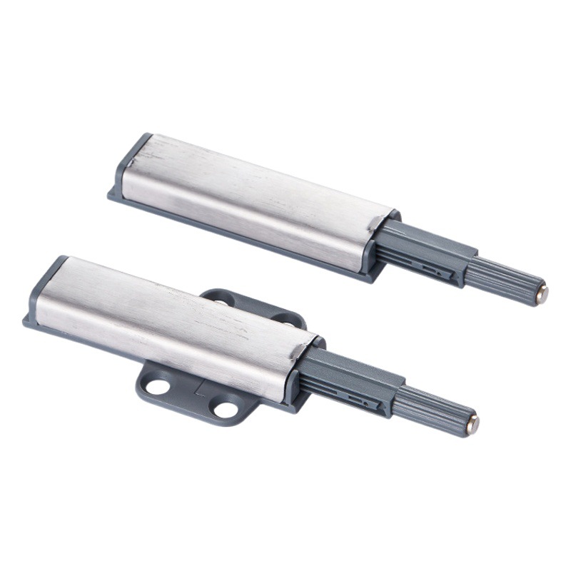 Dispositivo de rebote de puerta de gabinete mueble armario de acero inoxidable Dispositivo de rebote cajón de gabinete Dispositivo de rebote de empuje sin asa