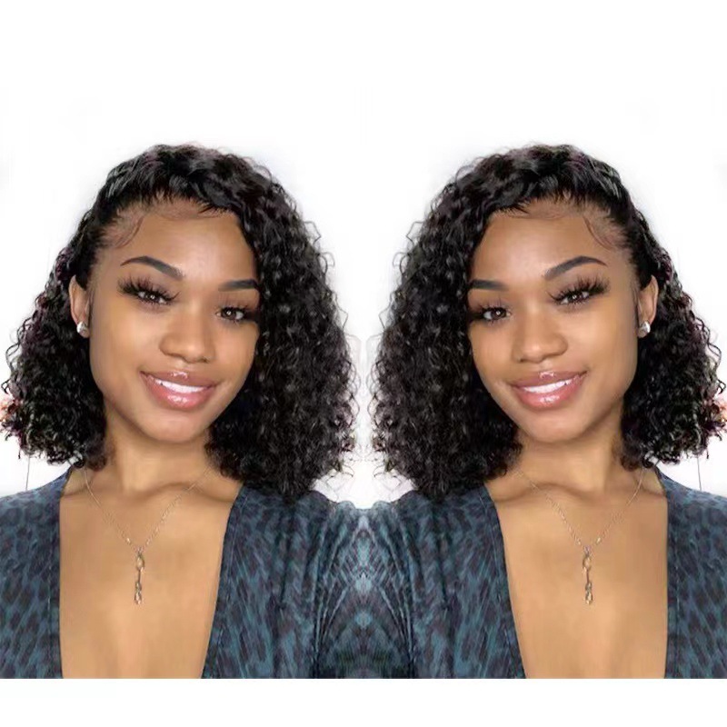 AliExpress venta en caliente de pelucas europeas y americanas pequeñas pelucas de cabello rizado para damas pequeñas pelucas rizadas para el cabello rizado