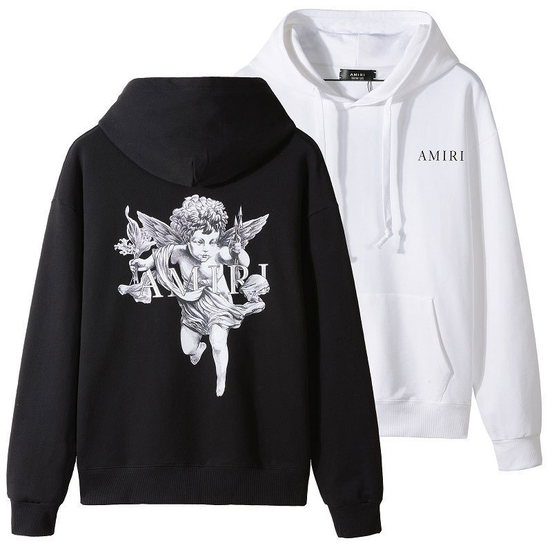Cross-border supply European and American street fashion AMIRI new casual hip hop high street hoodie Chinese cotton 320g men's and women's hoodie