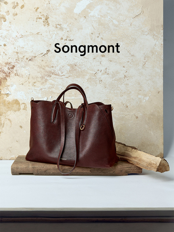 Songmont山下有松循迹系列托特包女大容量设计师款通勤单肩手提包|undefined