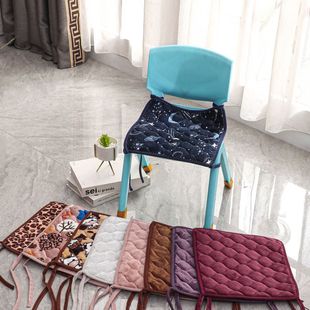 Autumn and Winter Cartoon Baby Kindergarten Small Cushion Kidsren's Chair Cushion Small Stool Cushion Warm Chair Cushion Small Cushion Non-slip