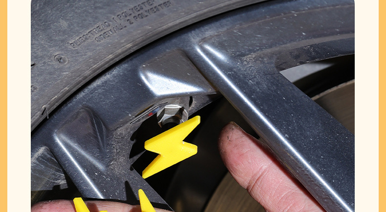 Universal Tire Valve Cap New Model Portable Dustproof and Waterproof Quick-Install Car Tire Valve Cap for Home Use