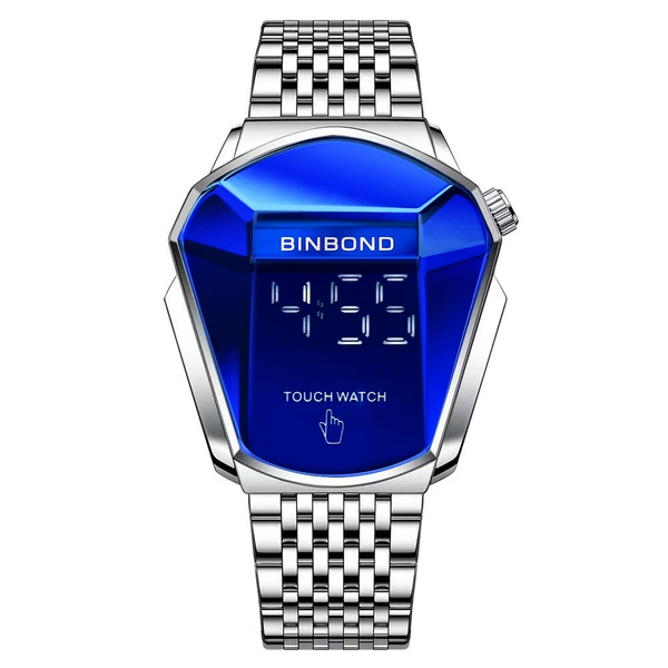 Touch screen-white steel blue