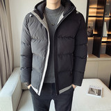 Демисезонная модная куртка, трендовый пуховик с пухом, 2020, городской стиль, увеличенная толщина