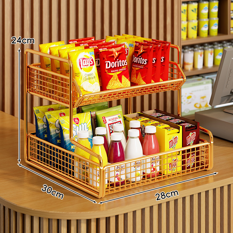 Estante de Exhibición Trapezoidal de Varios Niveles para Supermercado y Tiendas