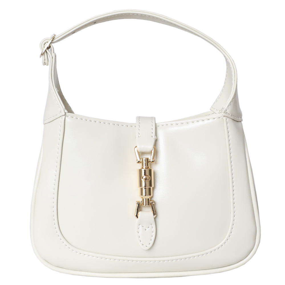 2024 nueva moda sillín francés axila bolsa nicho diseño retro caballo hebilla bolso