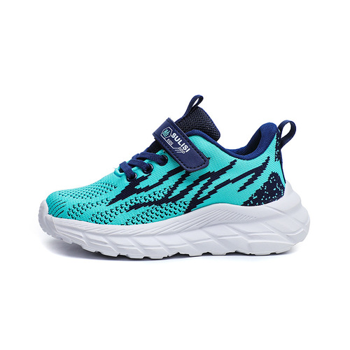 Direct Sales Boys' Sports Shoes Breathable Mesh Slip-Resistant Mid-Height Sports Shoes for Middle School Students