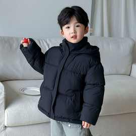 新款冬季儿童棉服冬装男童宝宝面包韩版保暖外套女童连帽加厚短款