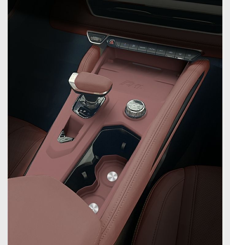Center Console Gear Panel Protective Film Silicone Pad for Geely Xingyue L