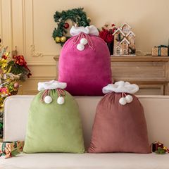 新しい国境を越えたクリスマスプレゼント袋欧米の新年プレゼント袋サンタcack DIYベルベットバッグ