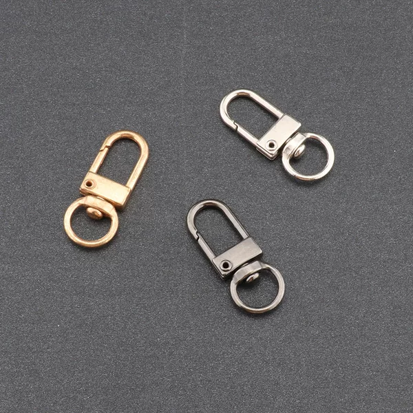 Factory spot mobile phone accessories key chain zinc alloy luggage buckle toy hardware accessories dog buckle spring buckle