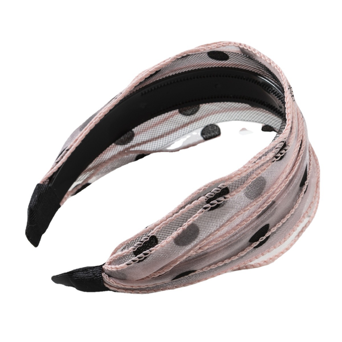 Estilo coreano simple pelo blanco que cubre la diadema tocado de las mujeres cubierta de horquilla ancha presionado Red roja 2022 nueva banda de pelo horquilla