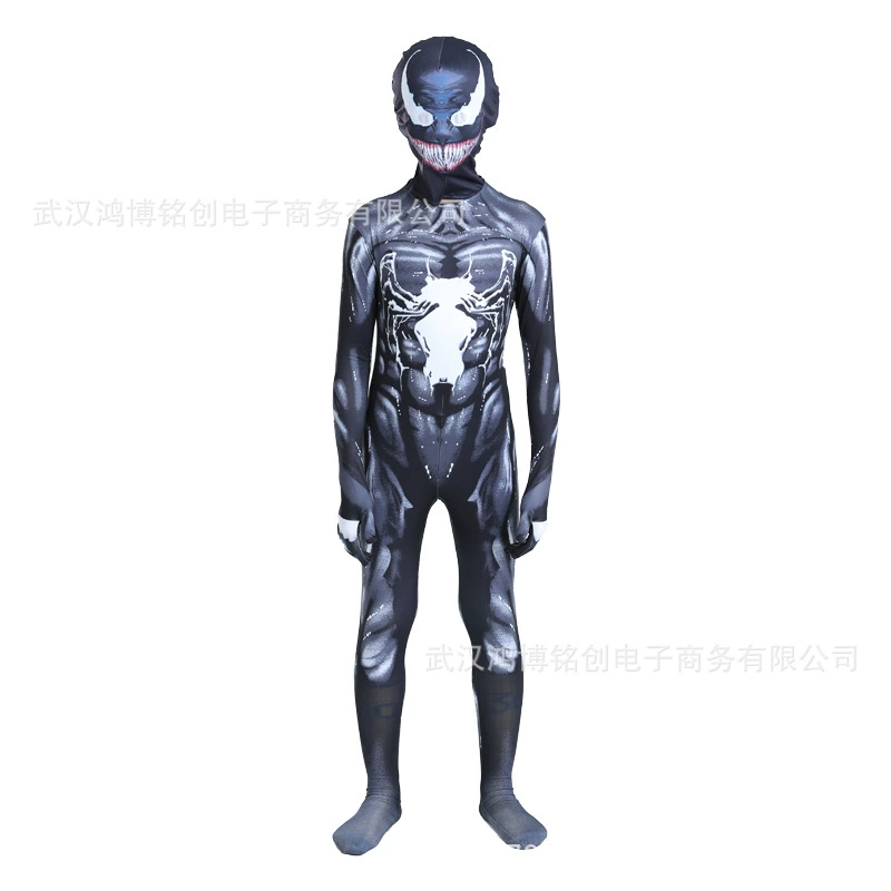 Костюм Человека-паука, цельный боди, костюм для косплея, костюм Человека-паука на Хэллоуин для детей