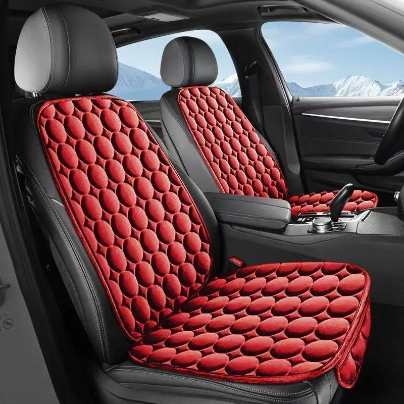 General Motors Winter Plush Thickened Warm Single Seat Cushion with Backrest, Direct Supply from Manufacturer, Dropshipping Available