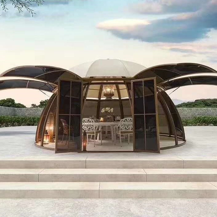 Tienda de Campaña Esférica Transparente de Acrílico con Diseño de Cielo Estrellado, Casa Burbuja, Alojamiento, Hotel, Panorámica de Cristal, Tienda Redonda Transparente para Parejas