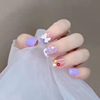 Nail stickers for manicure, fake nails for nails, accessory handmade, wholesale, ready-made product