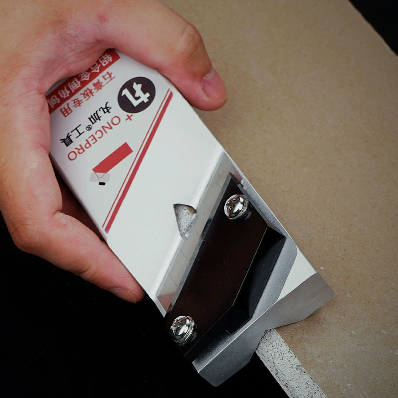 Звукопоглощающая плита из полиэфирного волокна гипсокартон Снятие фаски Ремонт V-образного шва Скошенный 45 градусов деревянный потолок Специальная плоскость снятия фаски