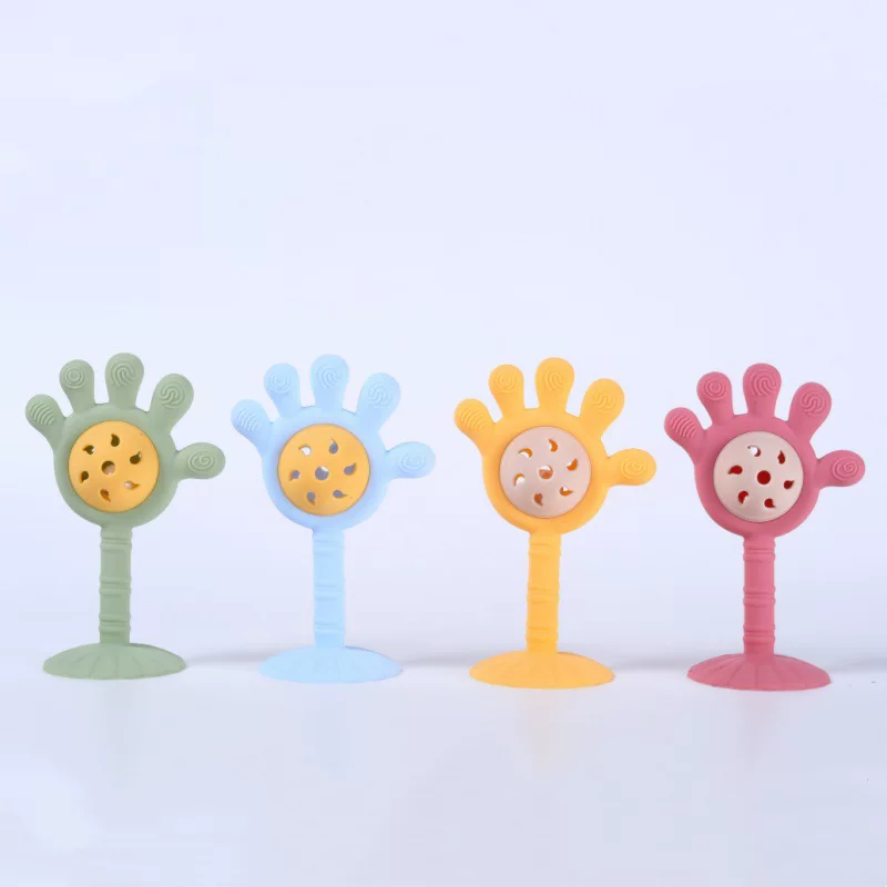 Children's teether, beanbag, silicone toy, 0-12 month