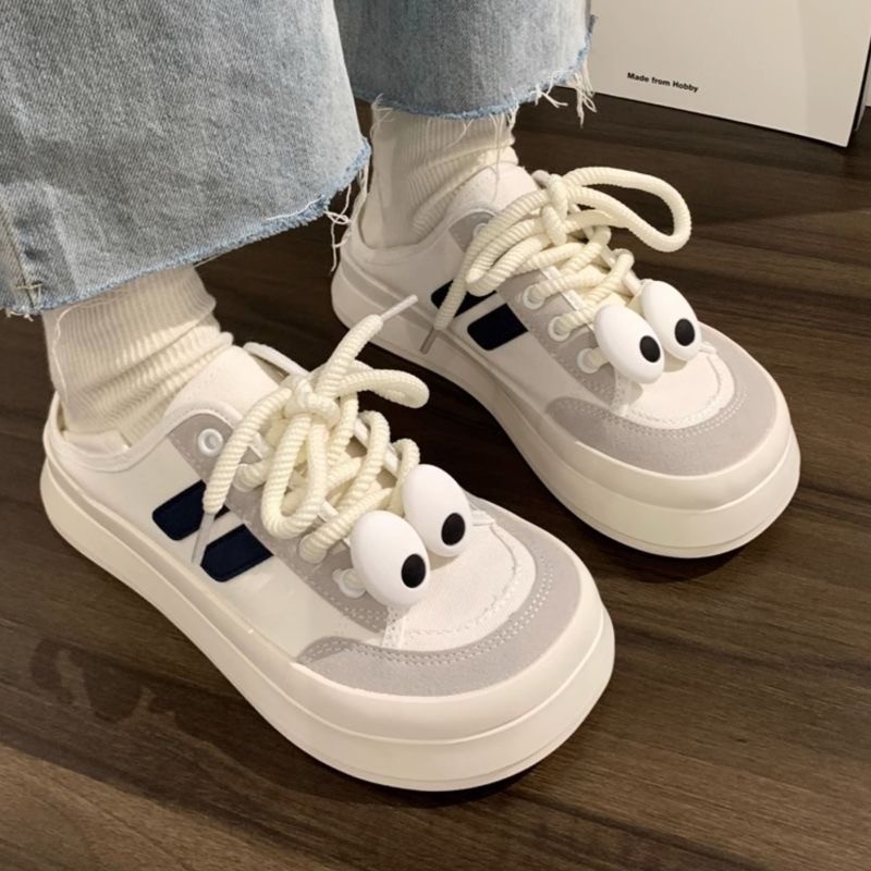 Damen Freizeitschuhe Laufschuhe Mit Cartoon Augen Panda Design_voghion.com