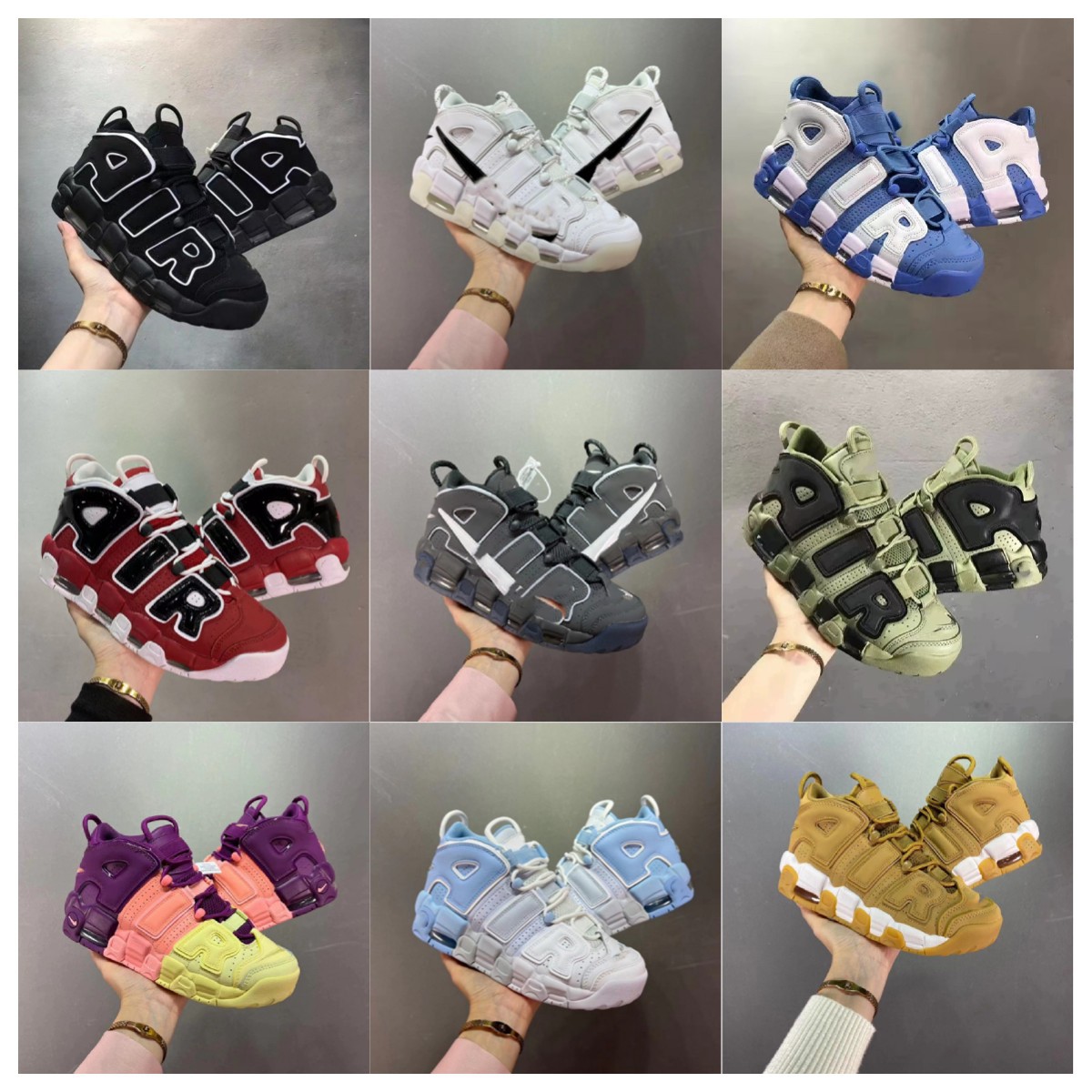 Putian zapatos de cuero de aire negro y blanco panda azul toro de trigo pareja de hombres y mujeres con zapatillas deportivas de alto nivel