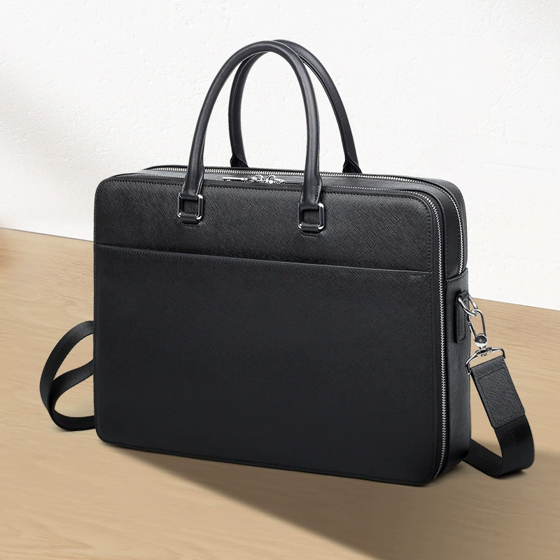 Fashionable trend capacious universal bag, genuine leather