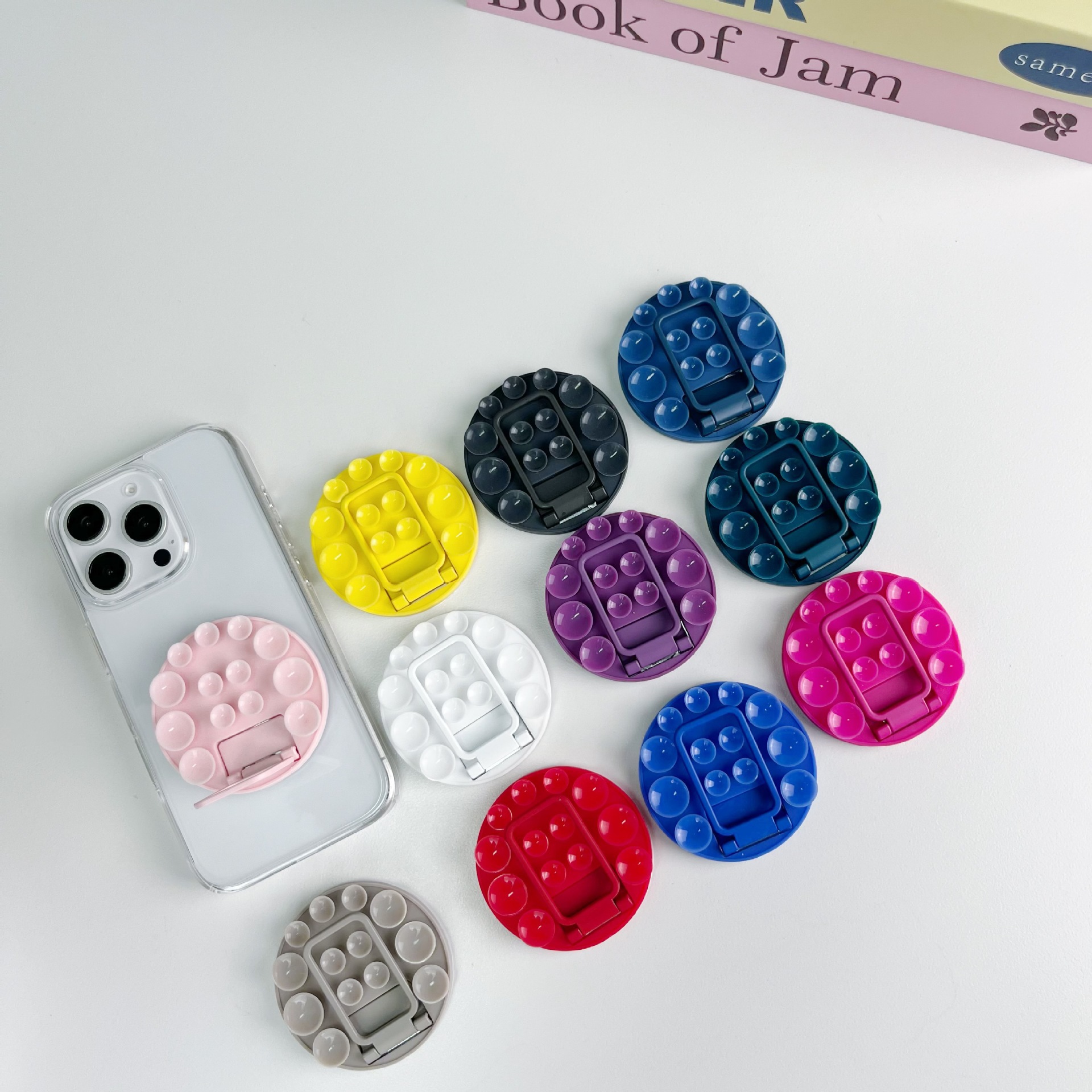 Silicone phone holder