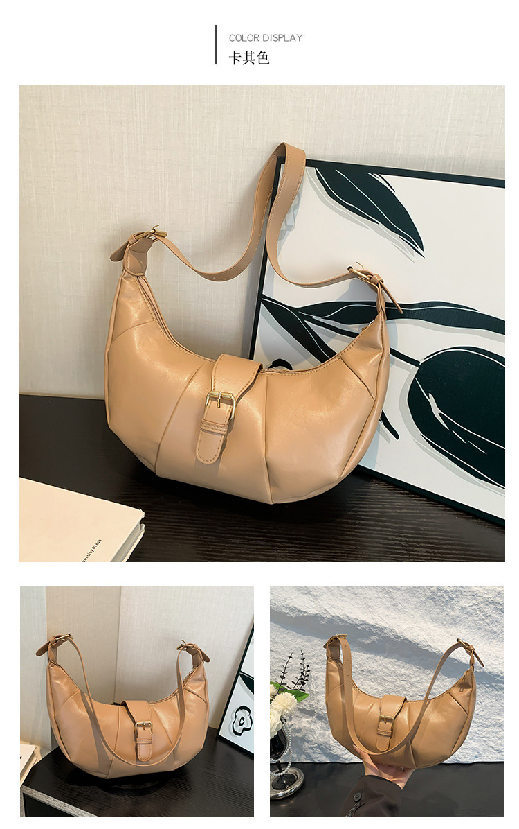 High-end 2024 autumn/winter new underarm bag, handbag, large-capacity commuting single-shoulder crossbody bag, dumpling bag undefined